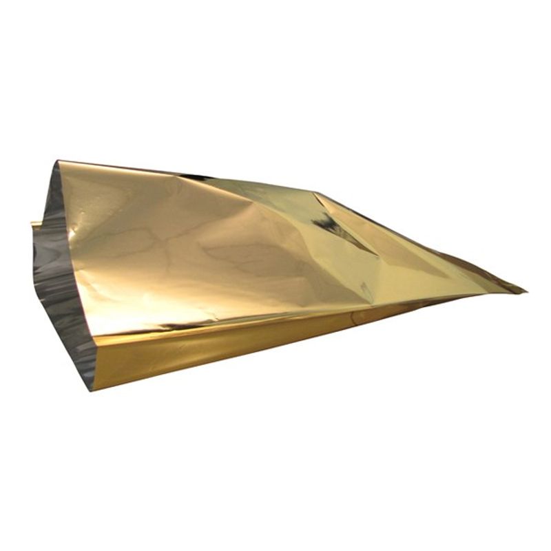 Gavepose metallic gull 70x100 cm 25 stk