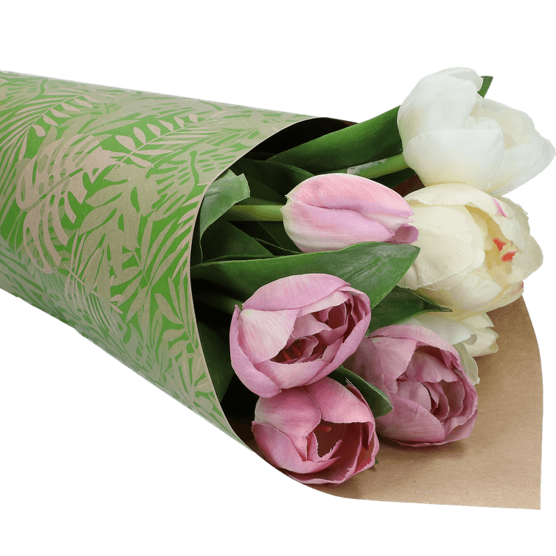 Blomsterpapir tropisk 50x70 cm 