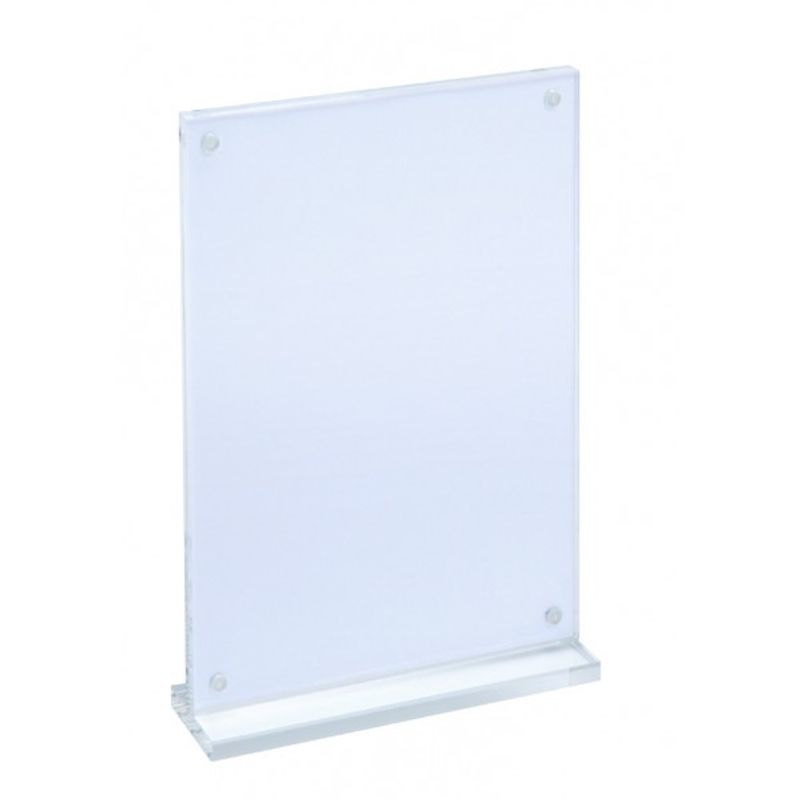 Prisskilt / menyholder A6 t-modell magnetisk