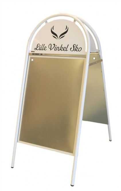 Hovedbilde Gatebukk Expo Gotik  50x70cm hvit