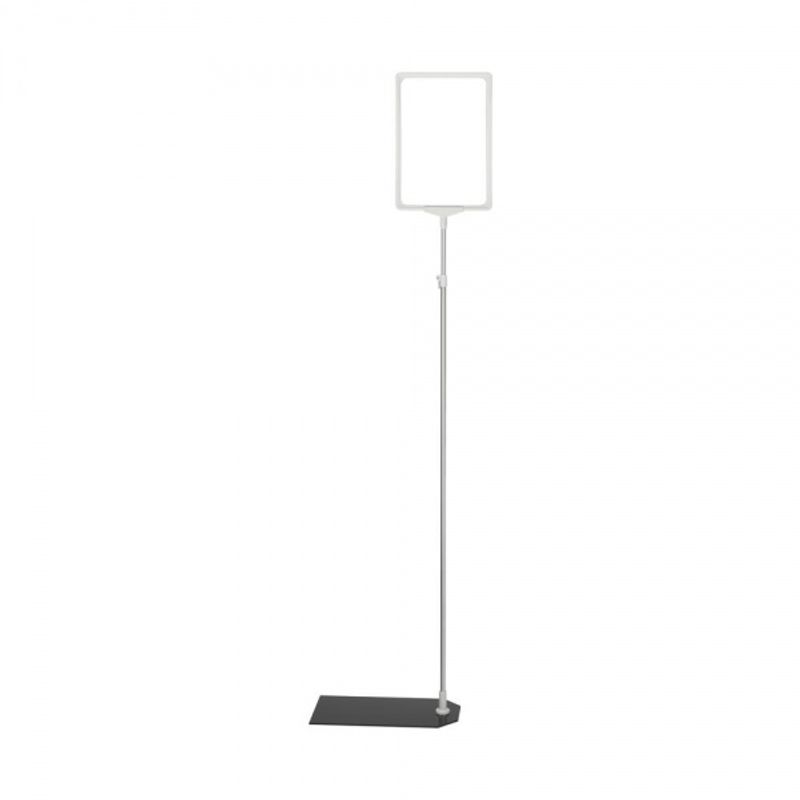 Pallestativ A3 hvit