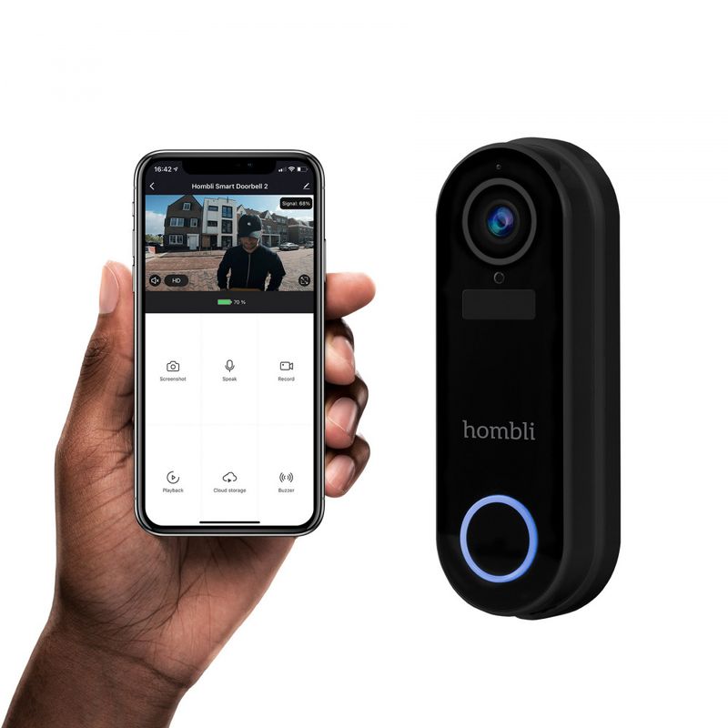 Smart Doorbell 2, Black