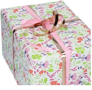 Gavepapir Floral sommer 57cm x 150m