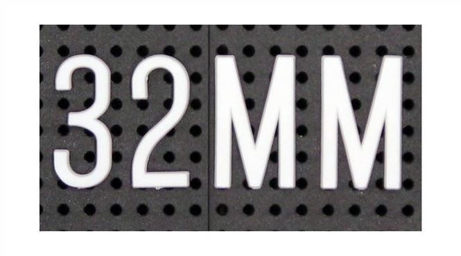 Hovedbilde Bokstavsett pegboard 32mm