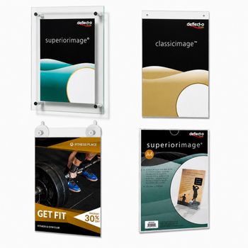Hovedbilde Infoholder vegg/glass