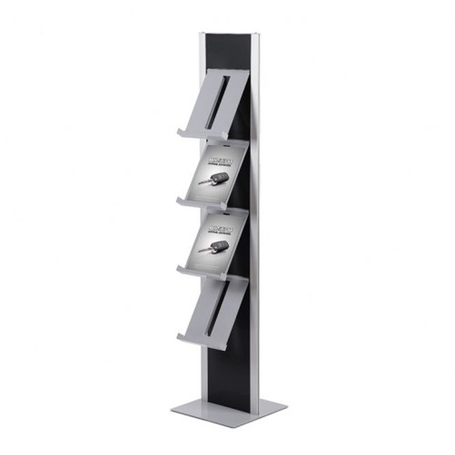 Hovedbilde Brosjyrestativ Totem 4xA4 sort