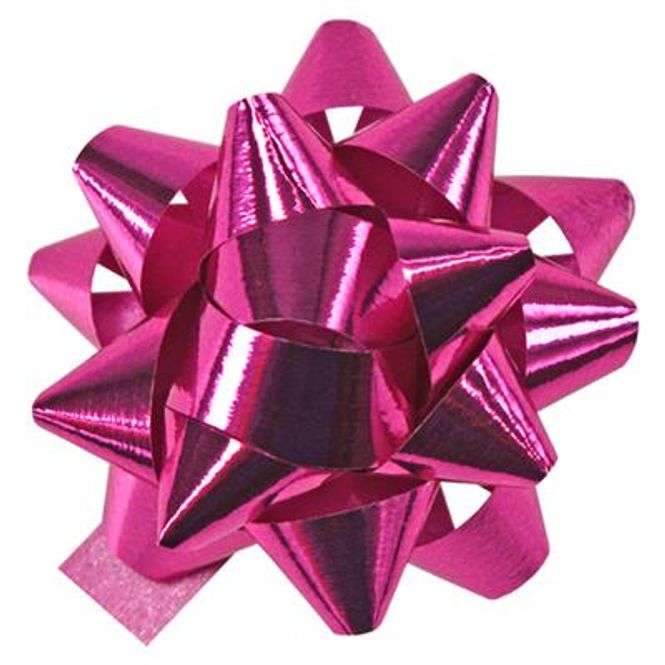 Hovedbilde Rosett rosa metallic 50mm 250 stk