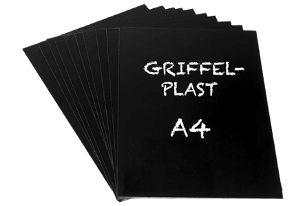 Plastskilt A4 10 stk.
