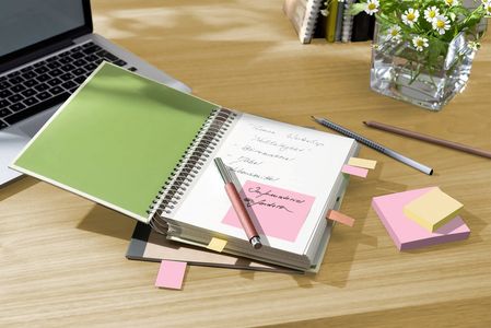Post-it Recycled mix colors 38x51 100ark x 24 stk.