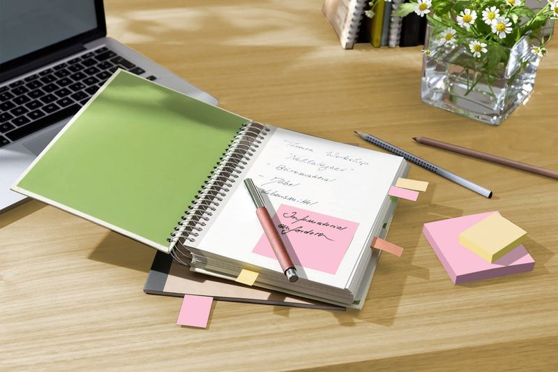 Post-it Recycled mix colors 38x51 100ark x 24 stk.