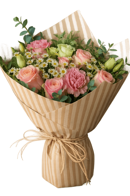 Hovedbilde Blomsterpapir lakkrand ark 50x70 cm 15kg.