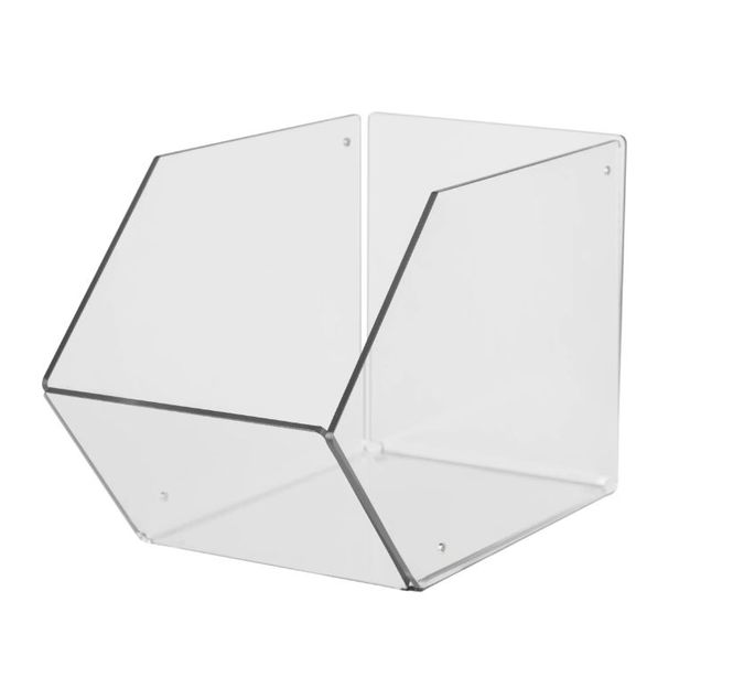 Hovedbilde Transparent varebeholder med magneter liten