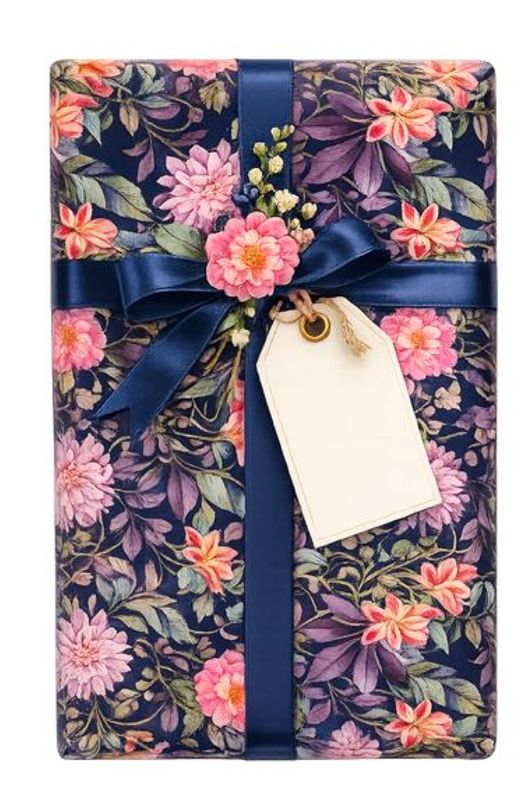 Gavepapir Marigold Blue 57x150m