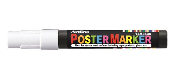 Hovedbilde PosterMarker 2.0 Hvit Artline 12 stk.