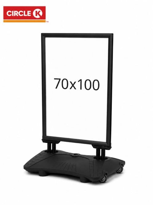 Hovedbilde Gatebukk  Wind Pro waterbase sort 70x100 cm.