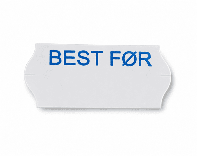 Hovedbilde Etikett 26x12mm Best Før Open/Blitz/Meto/Avery