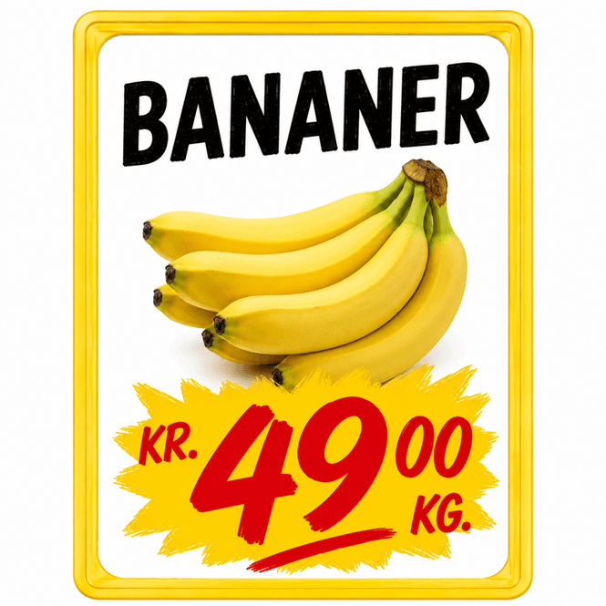 Hovedbilde Plakatramme A3 gul