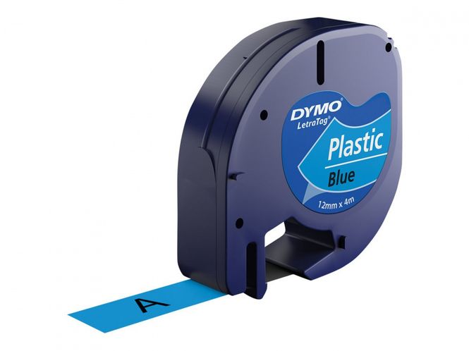 Hovedbilde Tape LetraTag plastic 12mmx4m blue
