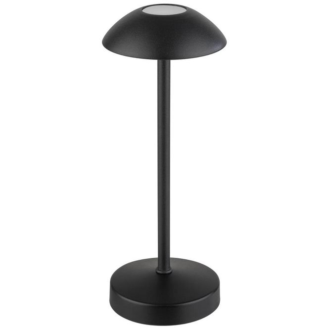 Hovedbilde Oppladbar bordlampe – Sort, 20,5 cm