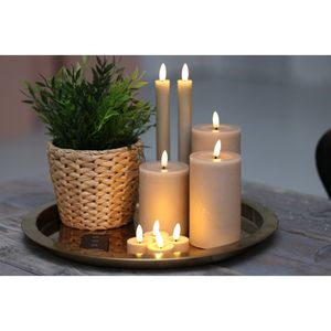Blokklys LED 10 deler sand