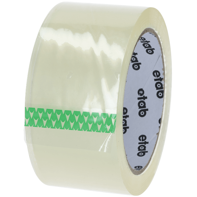 Hovedbilde Pakketape 50mmx66m klar Etab 6 stk.
