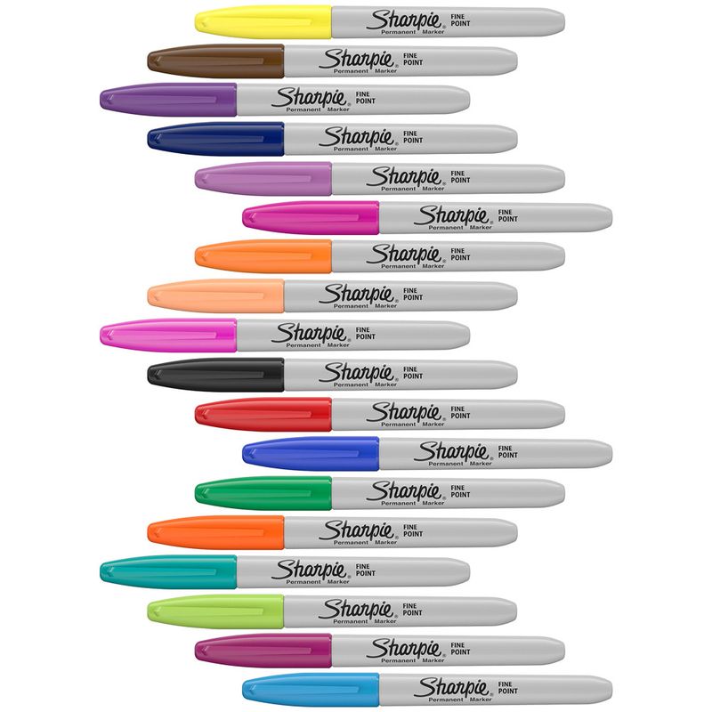 Tusj 1mm assortert 18 stk. Sharpie