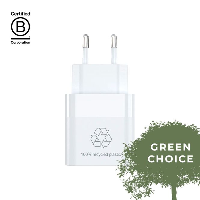 Hovedbilde Adapter 30W dual port USB-C + USB-A UPSTRÖM ...