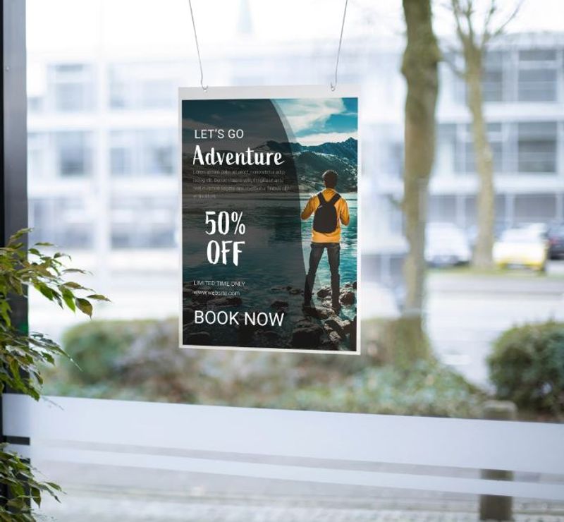 Plakatlomme A3 med maljer – antirefleks 10 stk.
