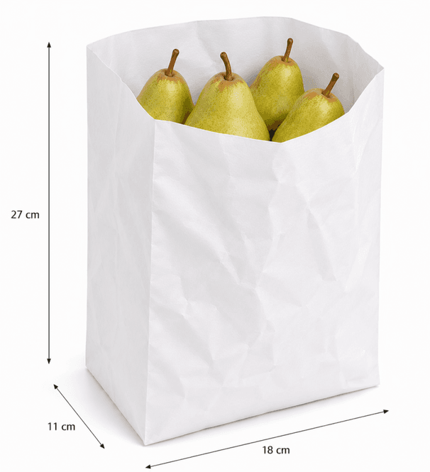 Hovedbilde Papirpose hvit 3 kilo 500 stk.