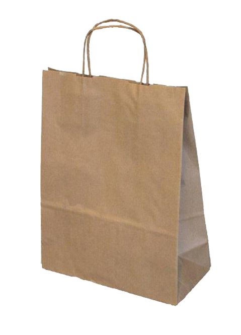 Hovedbilde Papirpose brun 22X10X31 cm. 200 stk