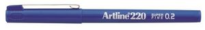 Bilde av Tusj 0.2mm fine blå Artline 220 12 stk.