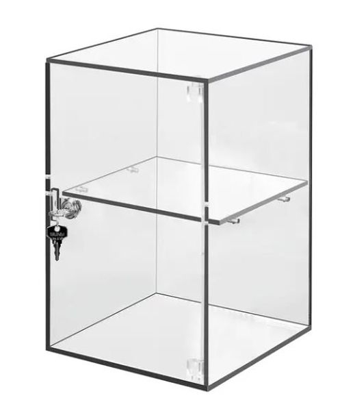 Bordvitrine 30cm låsbart