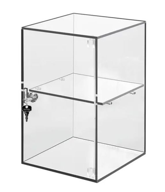 Hovedbilde Bordvitrine 30cm låsbart