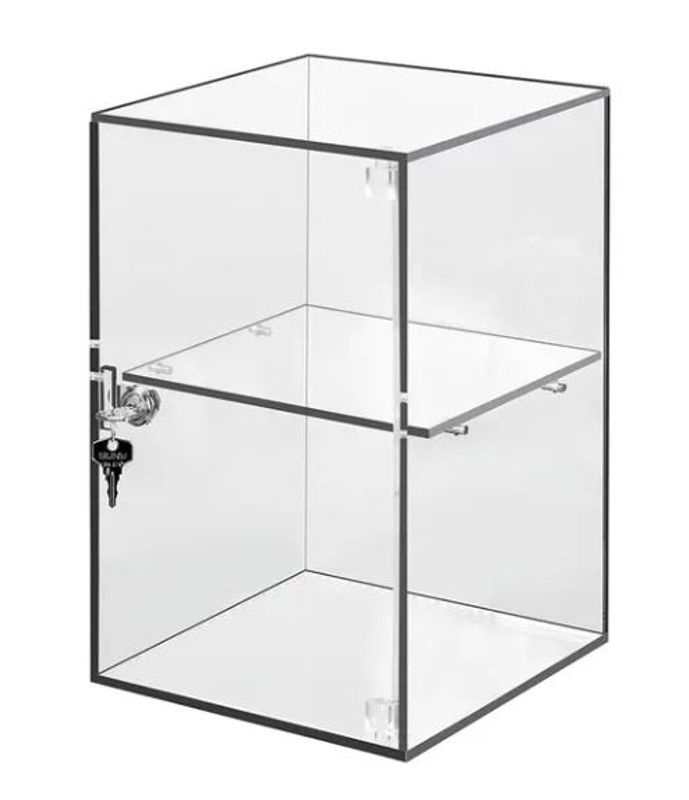 Bordvitrine 30cm låsbart