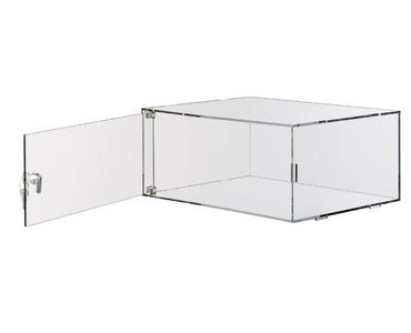 Låsbar akrylvitrine  40 × 30 × 18 cm