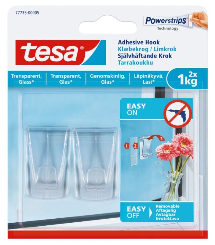 Krok selvklebende transparent 2 stk.