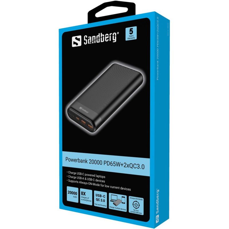 Powerbank 20000mAh Sandberg